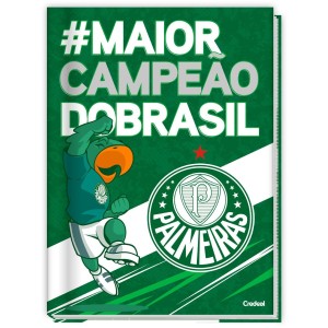 Caderno Brochurão Capa Dura Palmeiras 80 Folhas - Credeal