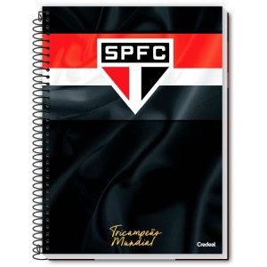 Caderno 16 Matérias Universitário Espiral São Paulo FC - Credeal