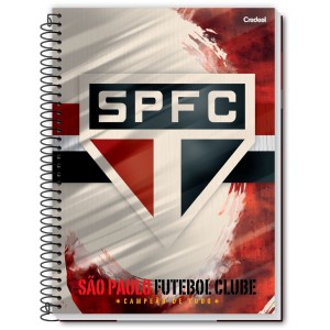 Caderno 16 Matérias Universitário Espiral São Paulo FC - Credeal