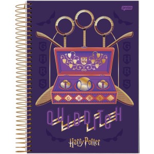 Caderno 20 Matérias Universitário Espiral Harry Potter - Jandaia