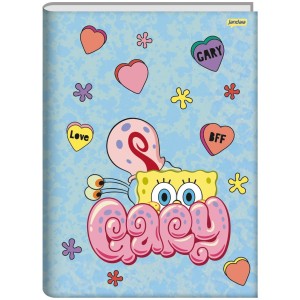 Caderno Brochurão Capa Dura Bob Esponja 80 Folhas - Jandaia