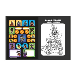 Caderno Brochurão Capa Dura Dragon Ball Z 80 folhas - Animativa
