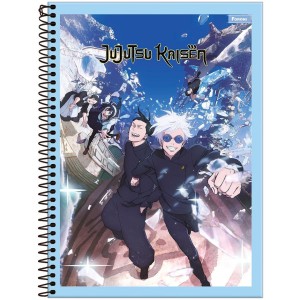 Caderno 10 Matérias Universitário Espiral Jujutsu Kaisen - Foroni