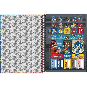 Caderno 1 Matéria Universitário Espiral Sonic - Tilibra