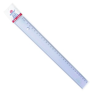 Régua Acrílica Escolar 30cm Azul Clear - Acrimet