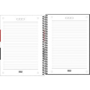 Caderno 16 Matérias Universitário Espiral São Paulo FC - Tilibra