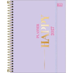 Agenda Planner Espiral 17,7 x 24 cm Happy 90g 2027 Sortida - Tilibra