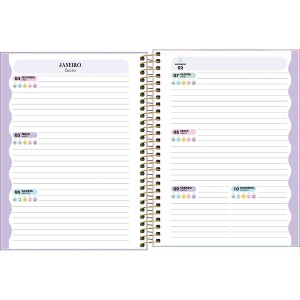 Agenda Planner Espiral 17,7 x 24 cm Happy 90g 2027 Sortida - Tilibra