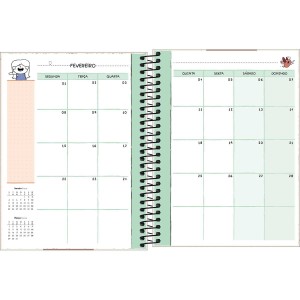 Agenda Planner Espiral 17,7 x 24 cm Rafa Tuma 2027 Sortida - Tilibra