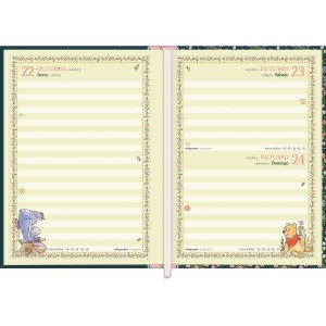 Agenda Costurada 17,6 x 23,9 cm Pooh 2027 Sortida - Tilibra