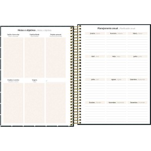 Agenda Espiral Diária 20 x 27,5 cm West Village 2027 Sortida - Tilibra