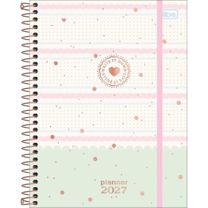 Agenda Planner Espiral 17,7 x 24 cm Soho 90g 2027 Sortida - Tilibra