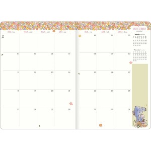 Agenda Planner 2027 Grampeado 17,8 x 25,4 cm Pooh 90g Sortida - Tilibra