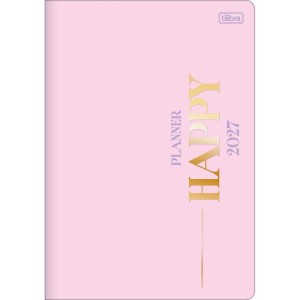 Agenda Planner 2027 Grampeado 17,8 x 25,4 cm Happy 90g Sortida - Tilibra