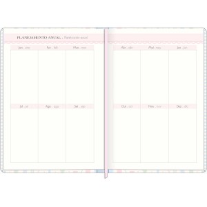 Agenda Planner Costurado 10,5 x 14,8 cm Soho 2027 Sortida - Tilibra