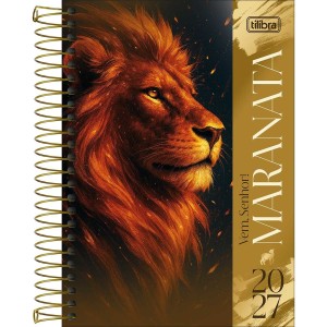 Agenda Espiral Diária 14,0 x 20,0 cm Louvor 2027 Sortida - Tilibra