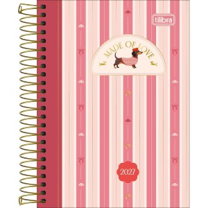 Agenda Espiral Diária 11 x 15,4 cm Brownie The Dog 2027 Sortida - Tilibra