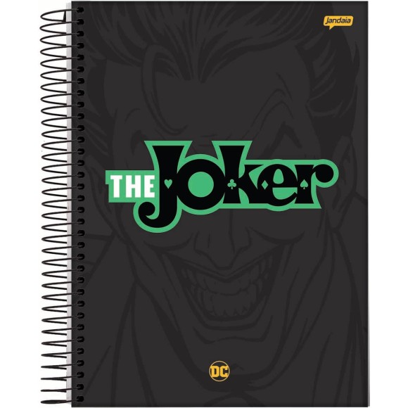 Caderno 1 Matéria Universitário Espiral The Joker (Coringa) - Jandaia
