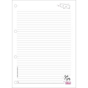 Bloco de Fichário 80 Folhas Universitário Capricho - Tilibra