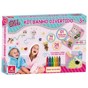 Kit Banho Divertido - Doll Collection - Brincadeira de Criança