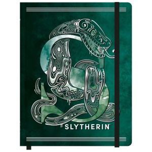 Caderneta de Anotações Sem Pauta Pequena - Harry Potter - Sonserina / Slytherin - Jandaia