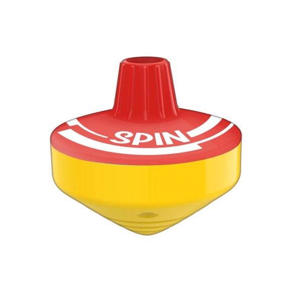 Apontador 1 Furo com Depósito Spin - Vermelho - Tilibra