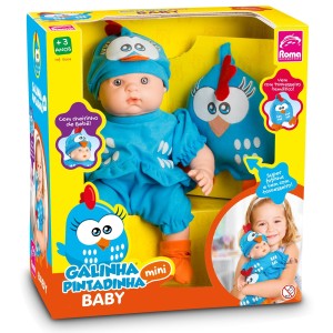 Boneca Galinha Pintadinha Mini Baby - Roma Brinquedos