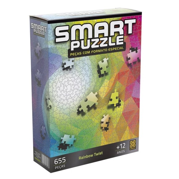 Quebra-cabeça 655 peças Smart Puzzle Rainbow Twist - Grow