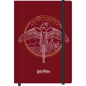 Caderneta de Anotações M - 80 Folhas - Ordem da Fênix - Harry Potter