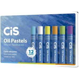 Giz Pastel Oleoso CiS 12 Cores