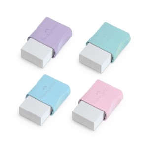 Borracha FC Max Tons Pastel - 4 Cores - Faber-Castell