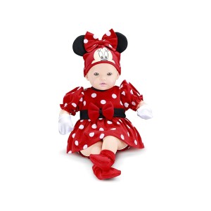 Boneca Minnie Mouse - Classic Dolls Recém Nascido - Roma Brinquedos