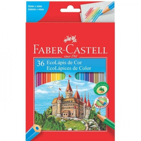 Lápis 36 Cores Faber Castell