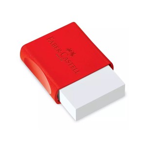 Borracha Branca Grande FC Max c/ Cinta Plástica - Faber-Castell