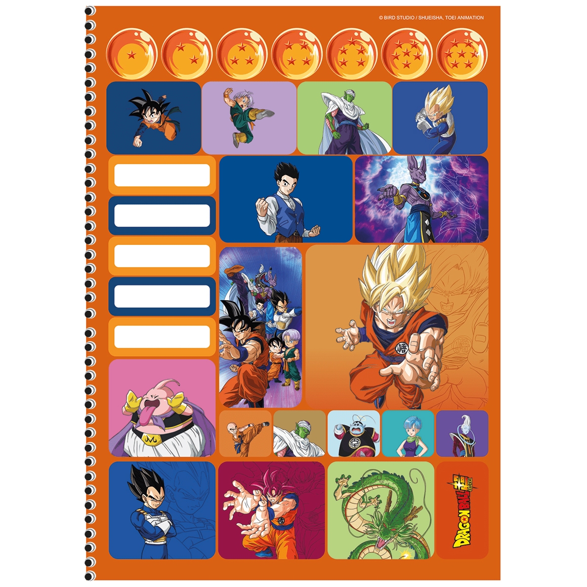 Caderno Espiral 1 Matéria Goku Super Saiyajin Dragon Ball - São Domingos -  Caderno - Magazine Luiza