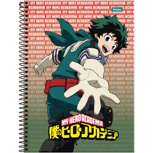 Caderno 1 Matéria Universitário Espiral My Hero Academia - Foroni