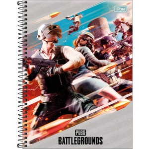 Caderno 1 Matéria Universitário Espiral PUBG - Tilibra