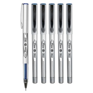 Kit Caneta Gel 0.5mm Flow Tilibra Azul 6 Unidades