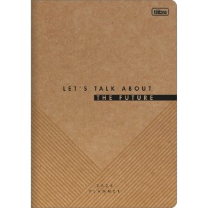 Agenda Planner Grampeado 17,8 x 25,4 cm Kraftwork 90g 2024 - Tilibra