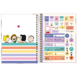 Agenda Planner Espiral 17,7 X 24 cm Snoopy 2024 - Tilibra