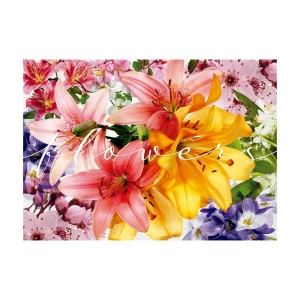 Quebra-cabeça Puzzle 1000 peças Flowers - Grow