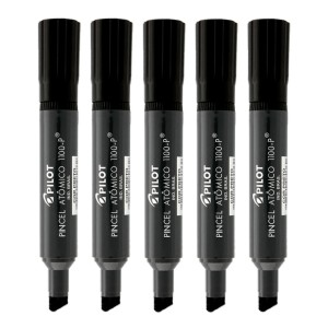 Pincel Atômico 1100-P Preto - Kit c/ 5 unidades - Pilot