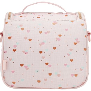 Lancheira Tiracolo Académie Coração Metalizado - Tilibra